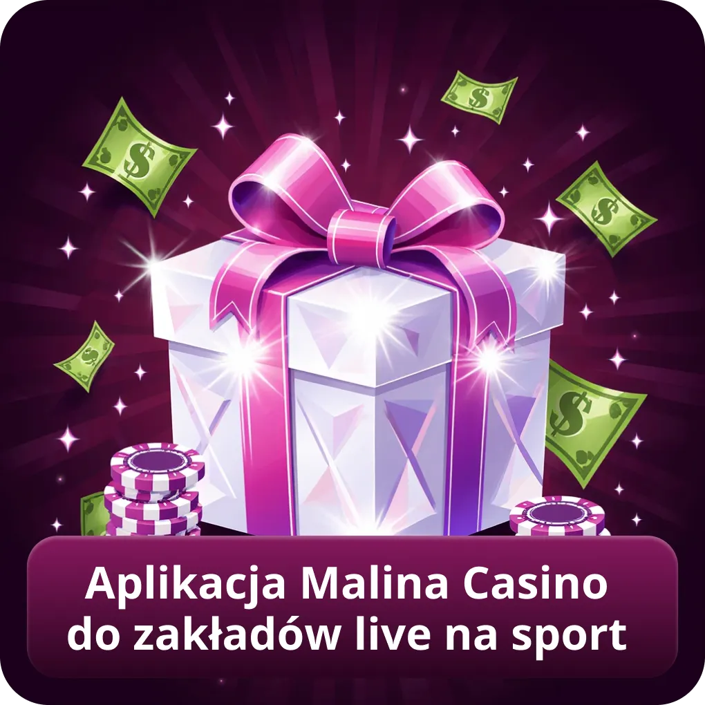 Aplikacja Malina Casino do zakładów live na sport